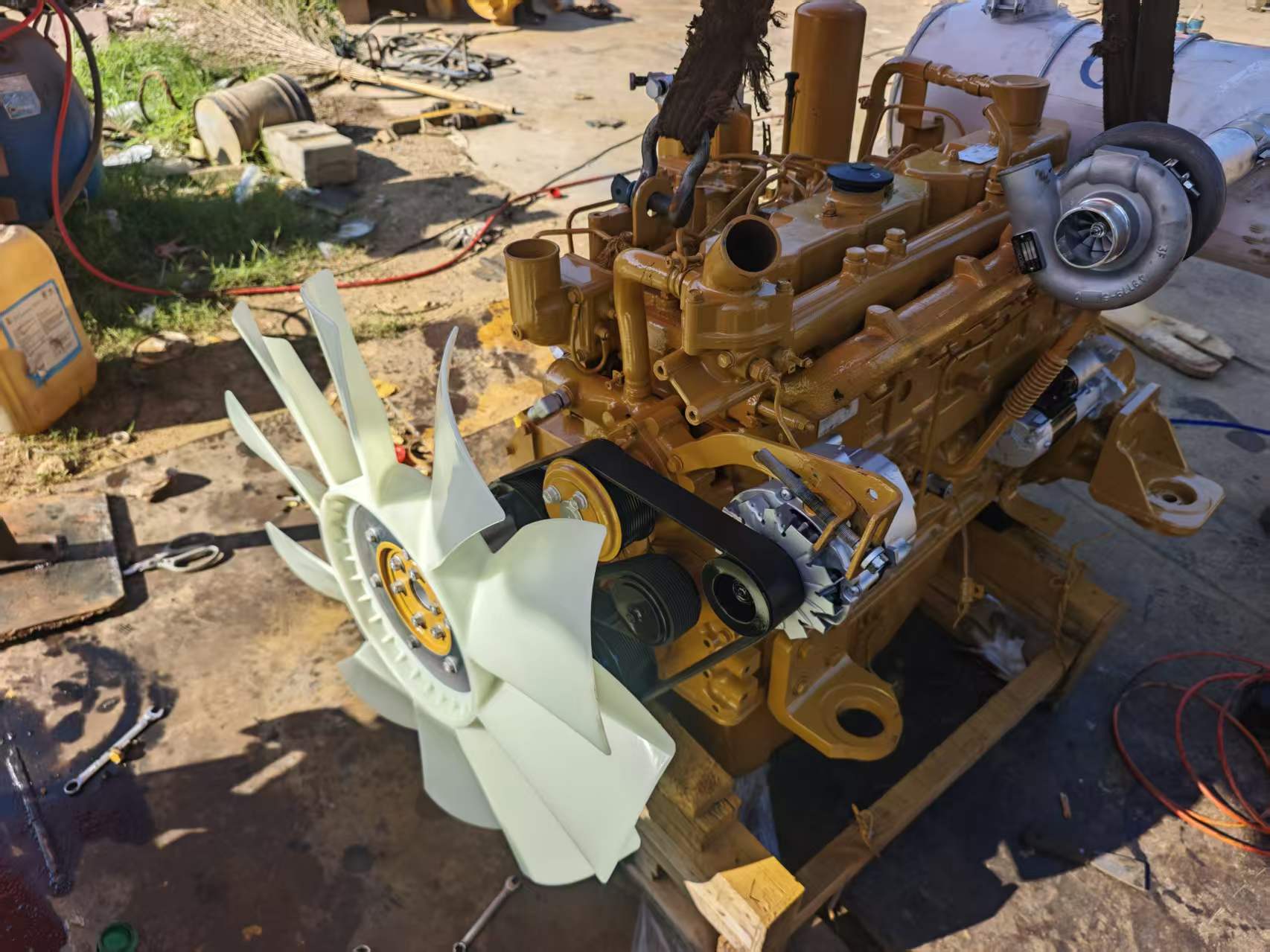 The rebuilding process of 3 units CAT 3066 engine has been done (图1) bf0cacbf84c50b49045176906b177632.jpg