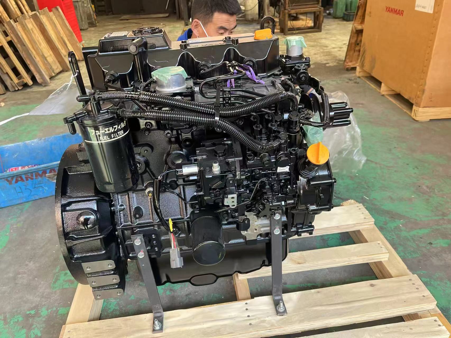 Yanmar 4TNV94L complete diesel engine for Komatsu PC60‑7、PC70‑8、PC78MR‑3 excavator
